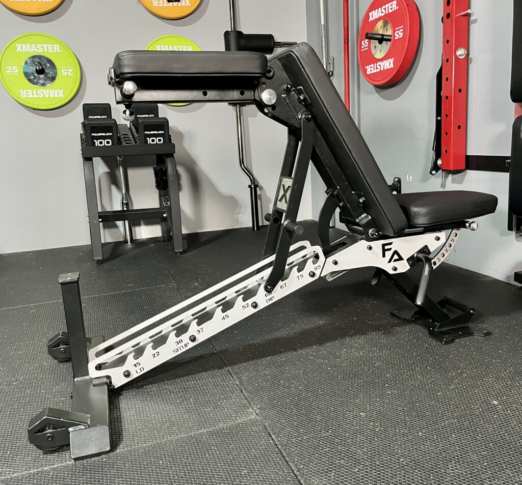 freak athlete abx half bench setting