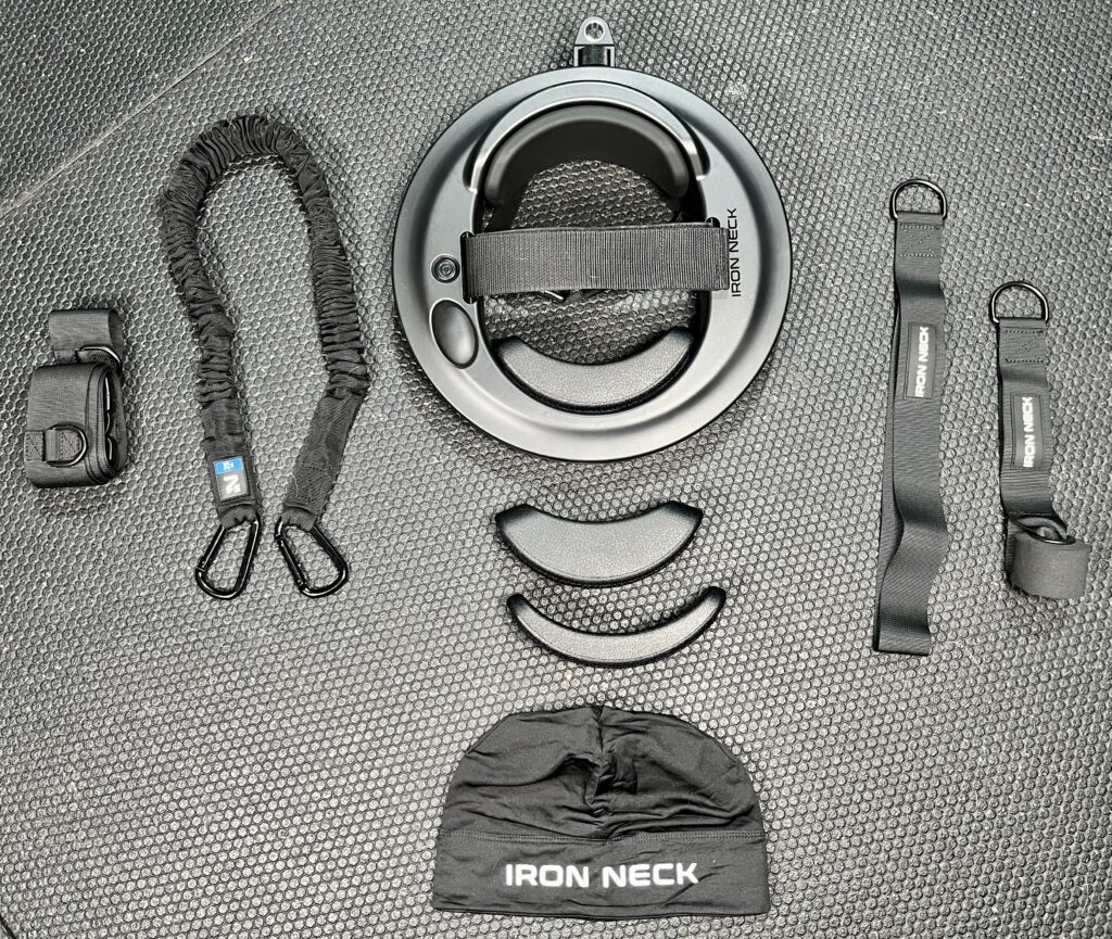 what comes with the iron neck 3.0 pro