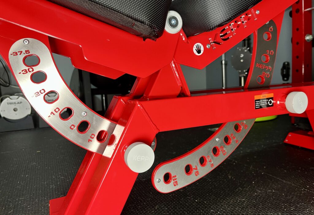 keppi weight bench6000 adjustments
