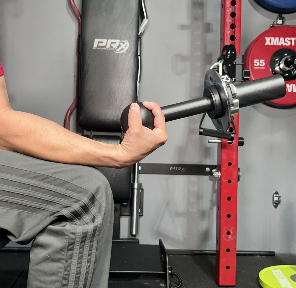 wrist flexion with the uclips ibell