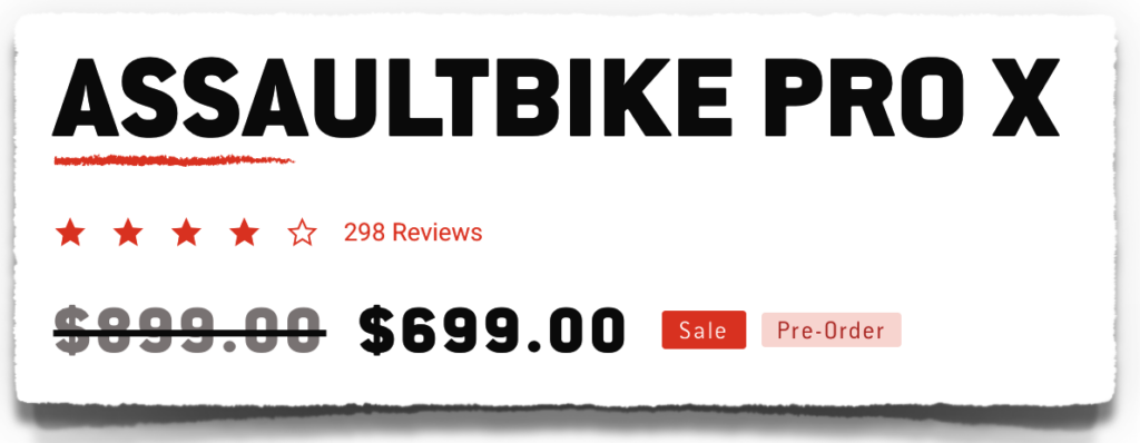 assault bike discount code coupon