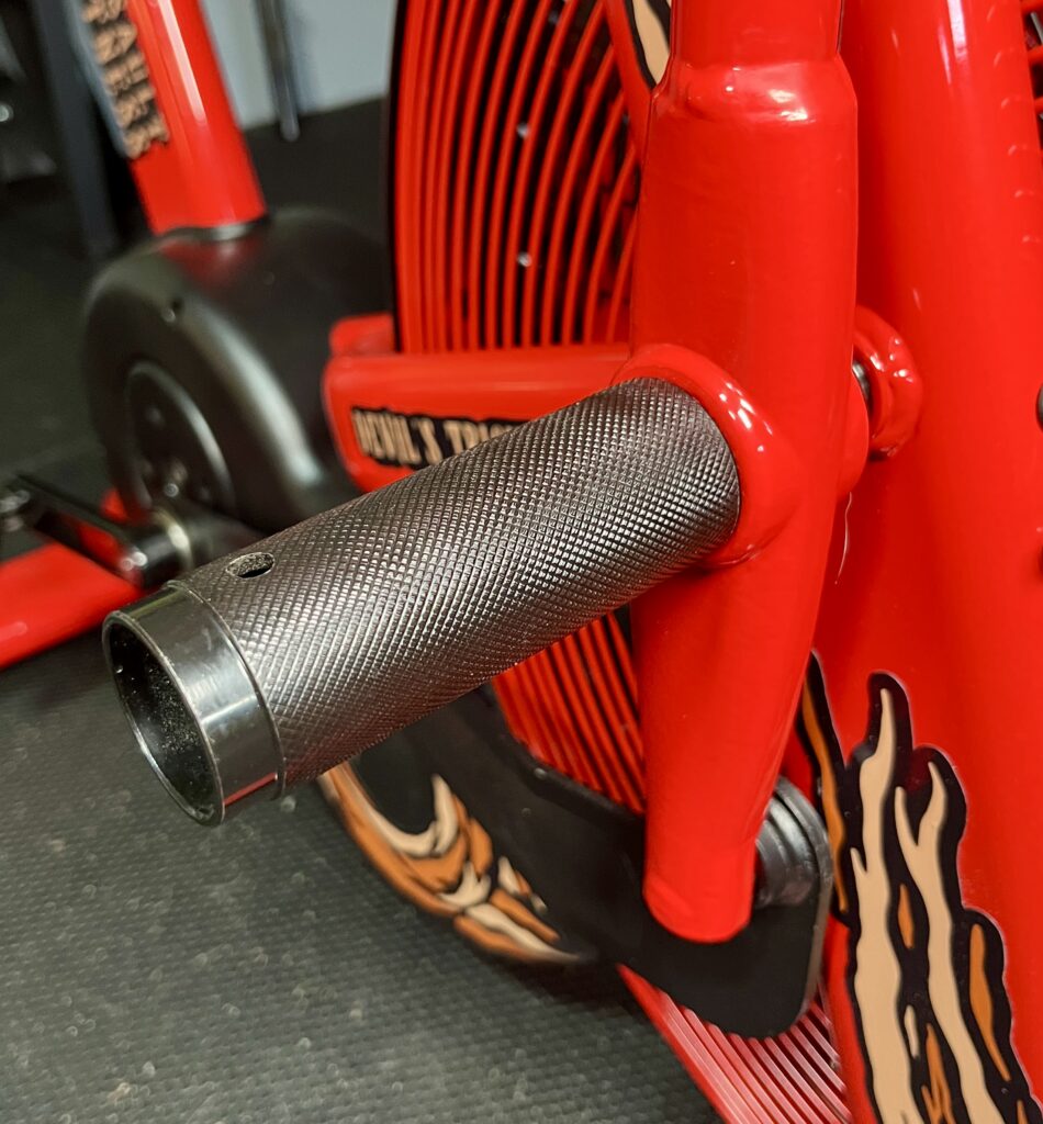 pegs on the assault bike