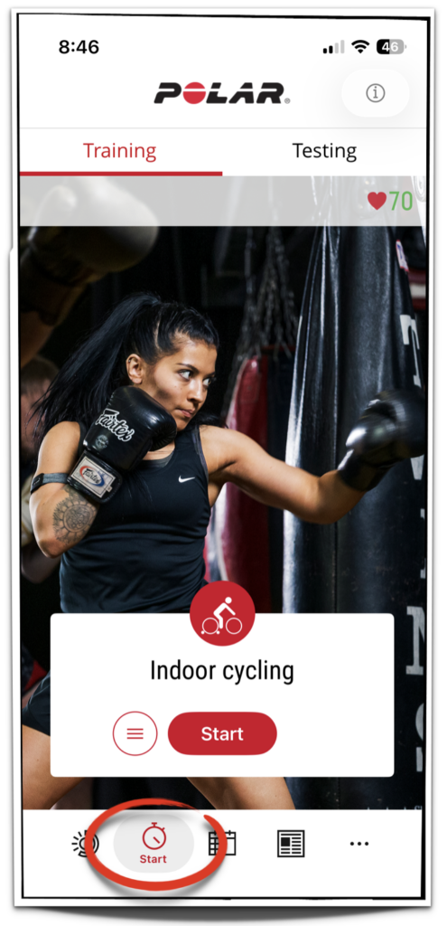 how to pair the polar h10 with the polar flow app