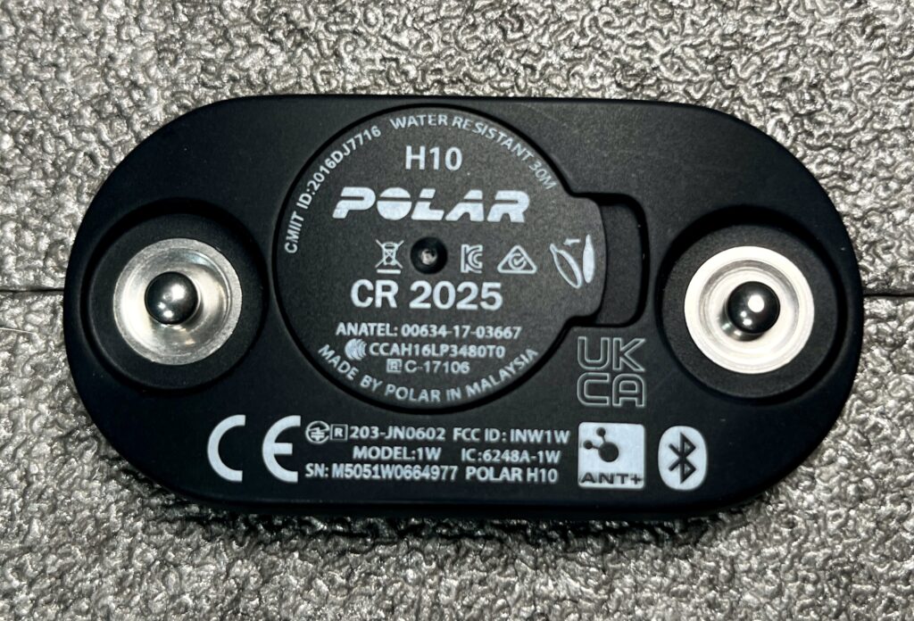 how long does the polar h10 battery last