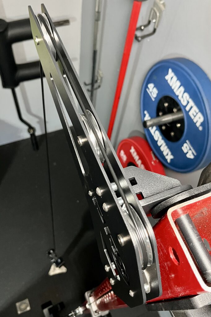 aluminum pulleys on the prx functional trainer