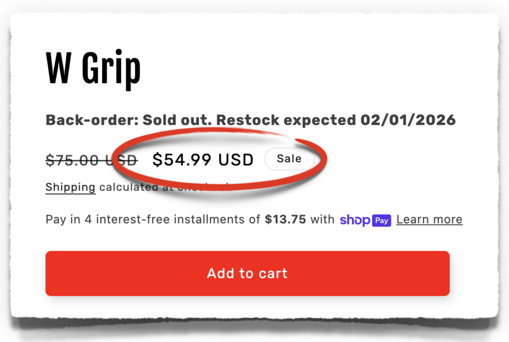 uclips w grip price cost