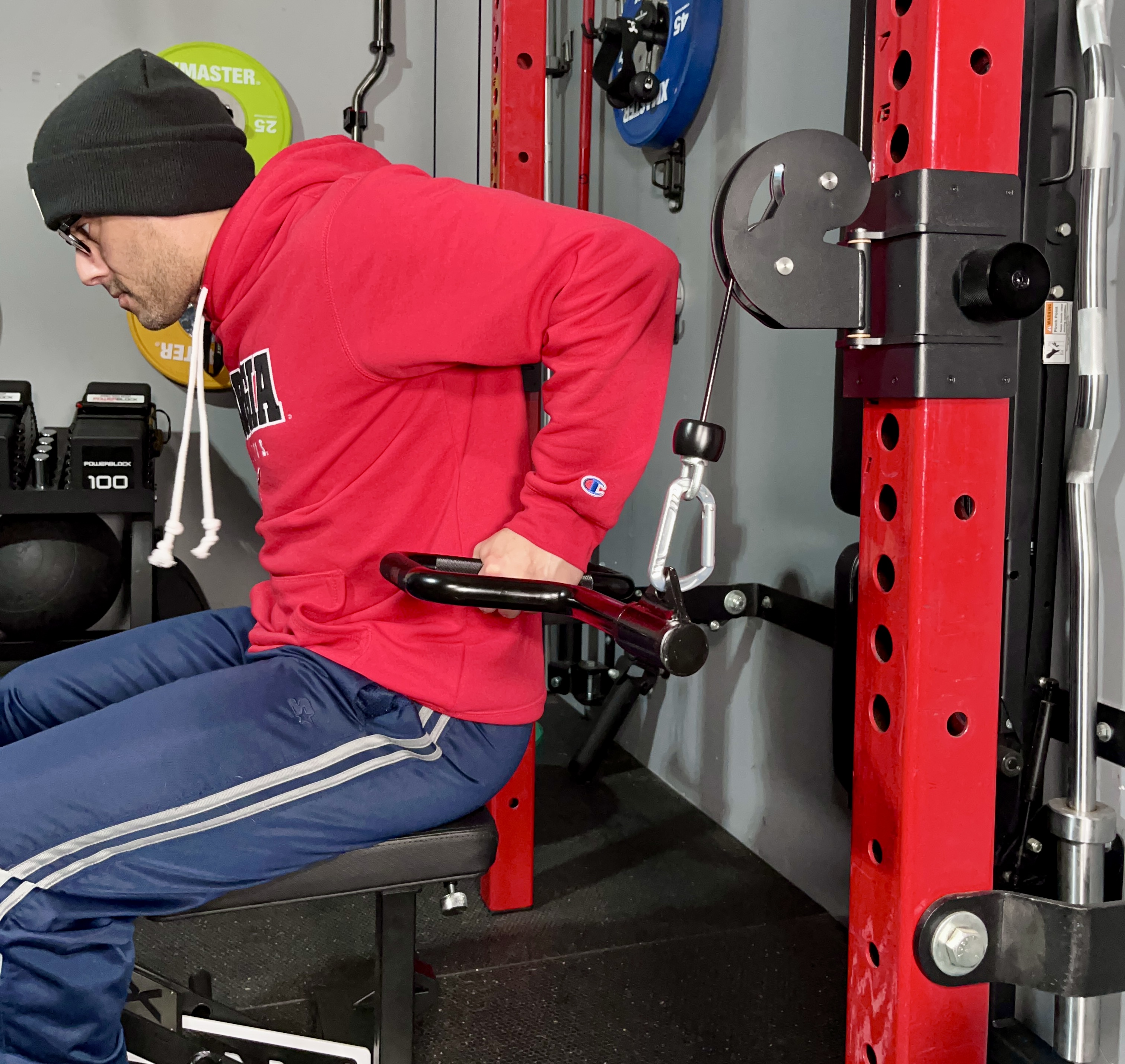 seated tricep dips