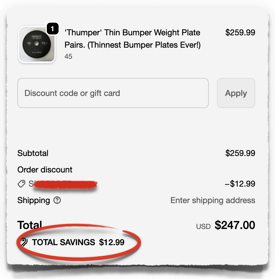 weight it out discount code coupon
