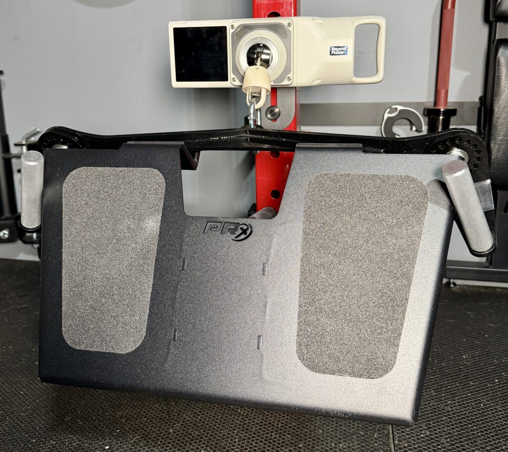 my experience using the PRx low row foot plate attachment