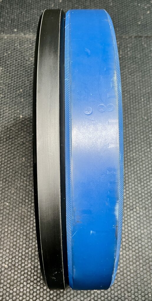 weight it out thin bumper plates vs competition bumper plates