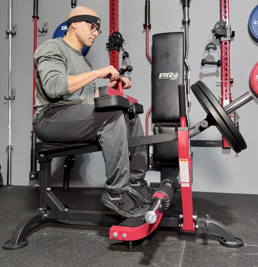 what is the hvo seated calf raise & anterior tib machine?