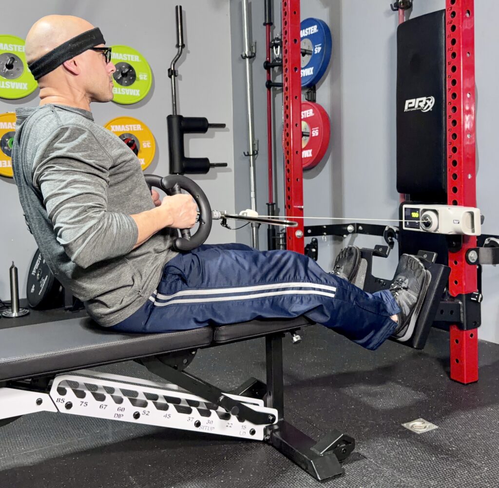 seated rows with the trakbar 30