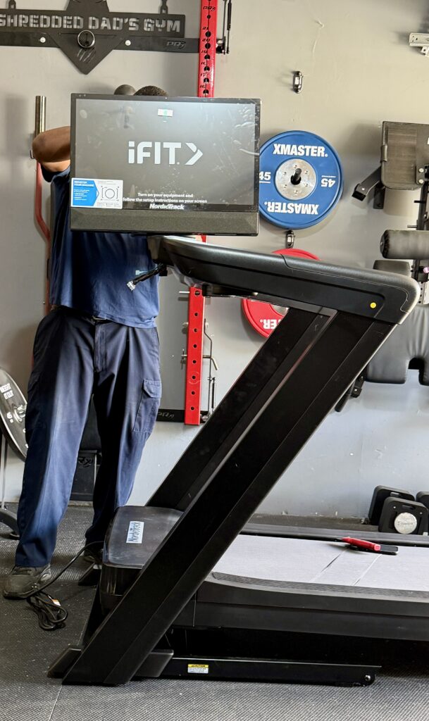 unboxing the nordictrack 2450 treadmill