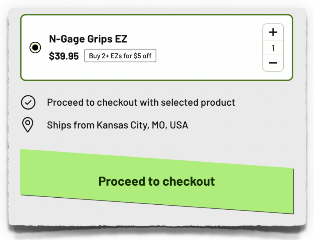 n gage grips price cost