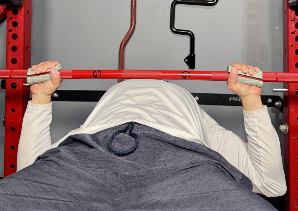 bench pressing with n gage grips