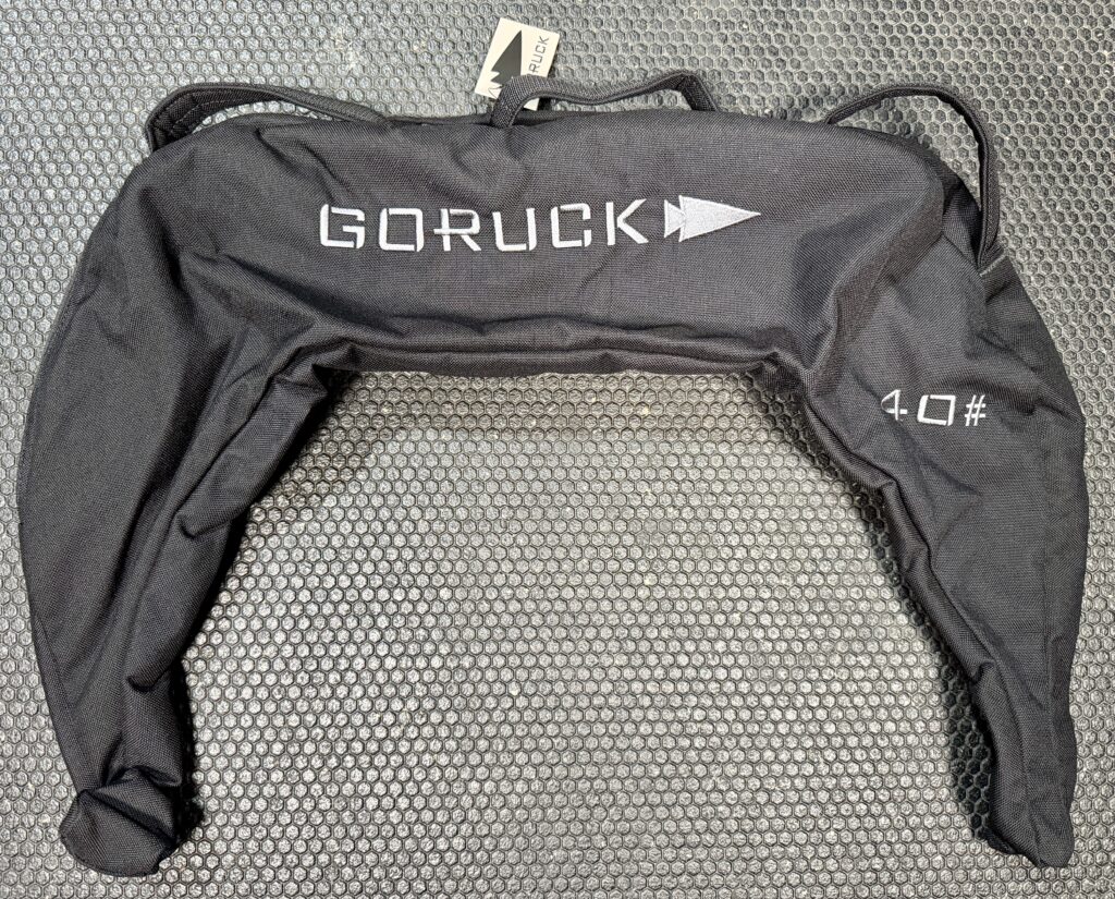 review of the goruck 40 lbs bulgarian sandbag